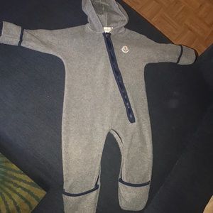 Children's Moncler fleece coverall